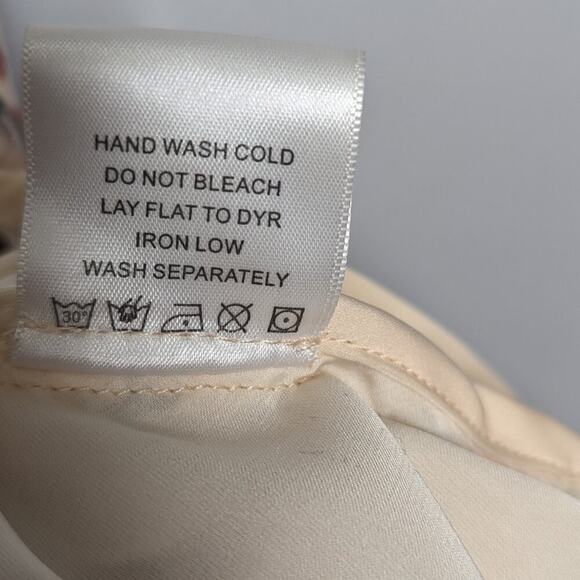 Tularosa Cream Cyrus Dress Lace Sleeveless Fit And Flare Scalloped Hem XS - Picture 9 of 10